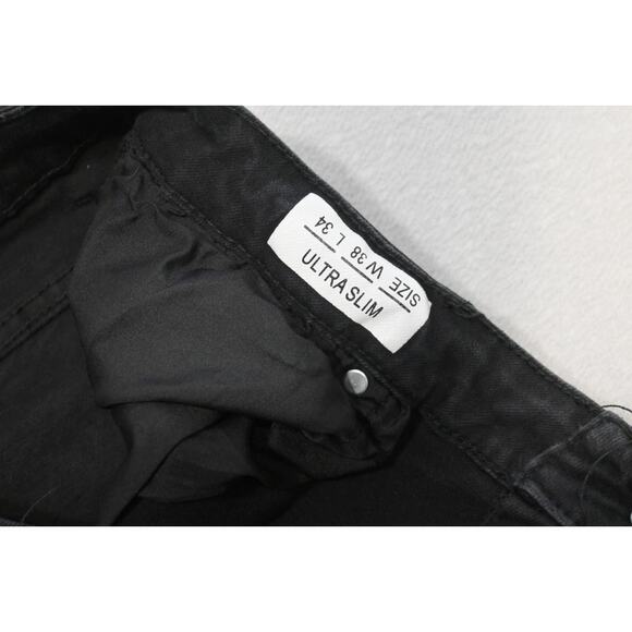 Argonaut Nation Ultra Slim Stretch Distressed Denim Jeans Mens Size 38 x 34 - Picture 9 of 10